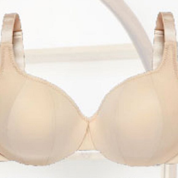 New TRUSST Lingerie Plus Size 46DD "Naomi" Cream Color Nude Bra TL4101LN - Picture 2 of 5